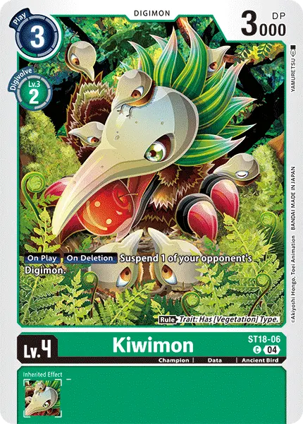 Digimon TCG Card ST18-06 Kiwimon