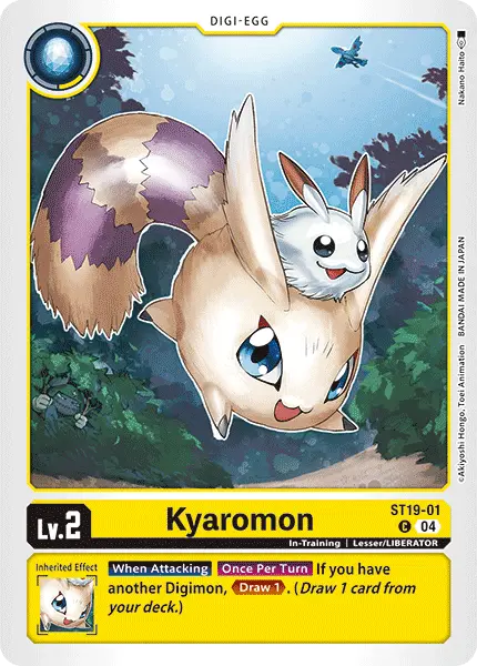 Digimon TCG Card 'ST19-001' 'Kyaromon'