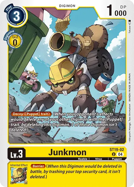 Digimon TCG Card ST19-02 Junkmon