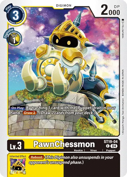 Digimon TCG Card ST19-04 PawnChessmon