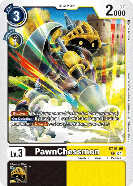 Digimon TCG Card 'ST19-005' 'PawnChessmon'