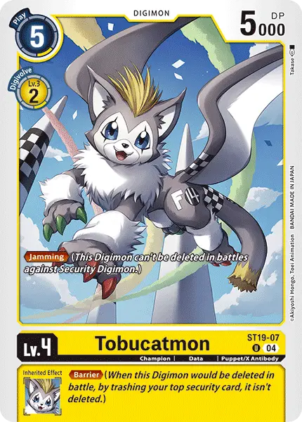 Digimon TCG Card ST19-07 TobuCatmon