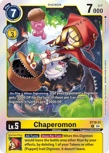 Digimon TCG Card 'ST19-011' 'Chaperomon'