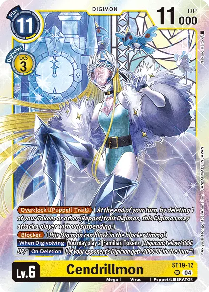 Digimon TCG Card ST19-12 Cendrillmon