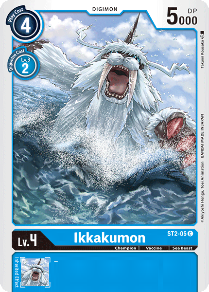 Digimon TCG Card 'ST2-005' 'Ikkakumon'