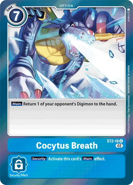 Digimon TCG Card ST2-16_P3 Cocytus Breath