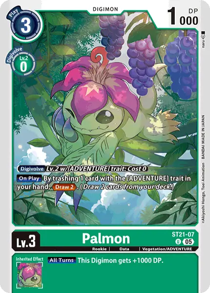 Digimon TCG Card 'ST21-007' 'Palmon'