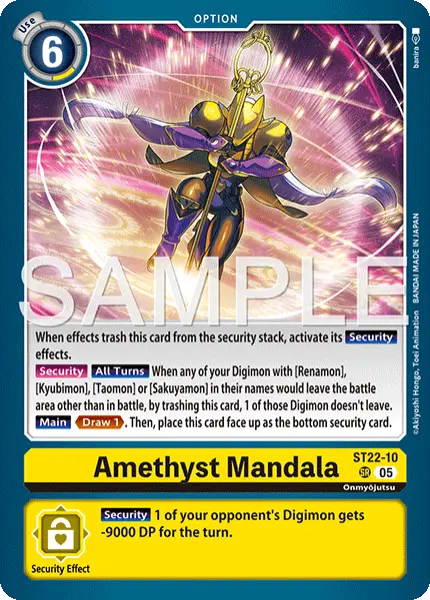 Digimon TCG Card 'ST22-010' 'Amethyst Mandala'