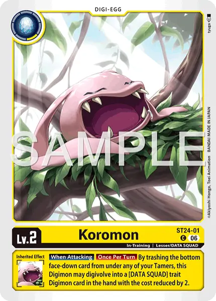 Digimon TCG Card 'ST24-001' 'Koromon'