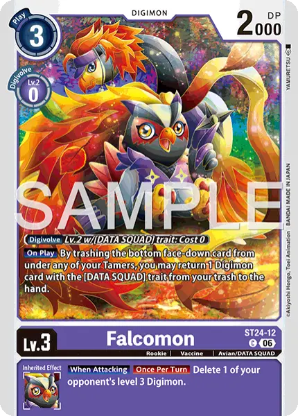 Digimon TCG Card 'ST24-012' 'Falcomon'