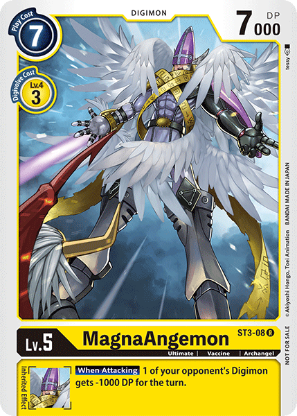 Digimon TCG Card ST3-08_P2 Magnaangemon