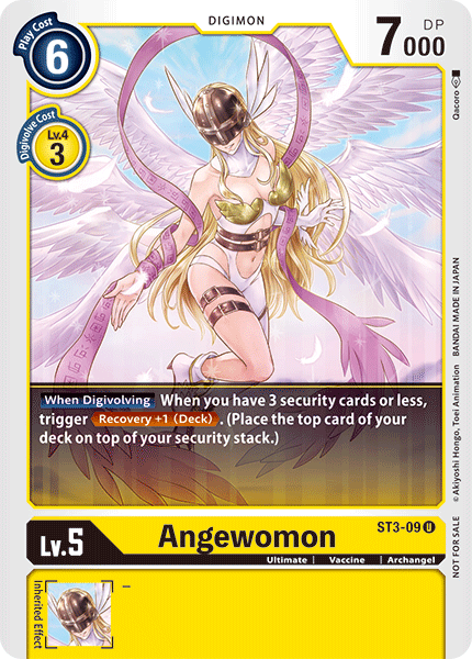 Digimon TCG Card ST3-09_P1 Angewomon