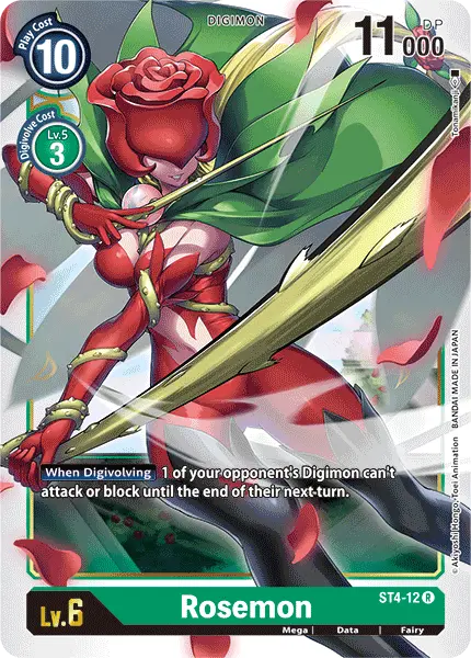 Digimon TCG Card 'ST4-012' 'Rosemon'
