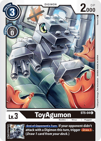 Digimon TCG Card ST5-04 ToyAgumon