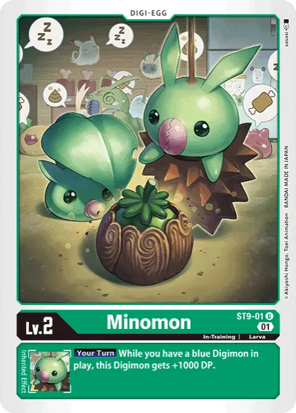 Digimon TCG Card 'ST9-001' 'Minomon'