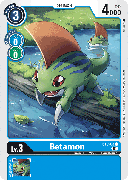 Digimon TCG Card 'ST9-003' 'Betamon'